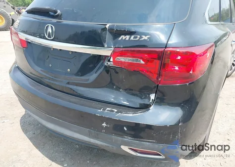 2014 Acura Mdx Technology Package from USA, damaged, VIN 5FRYD3H47EB003453